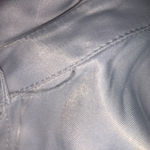 NWT Zara Satin Button Down Cropped Fit Top - Picture 5 of 6